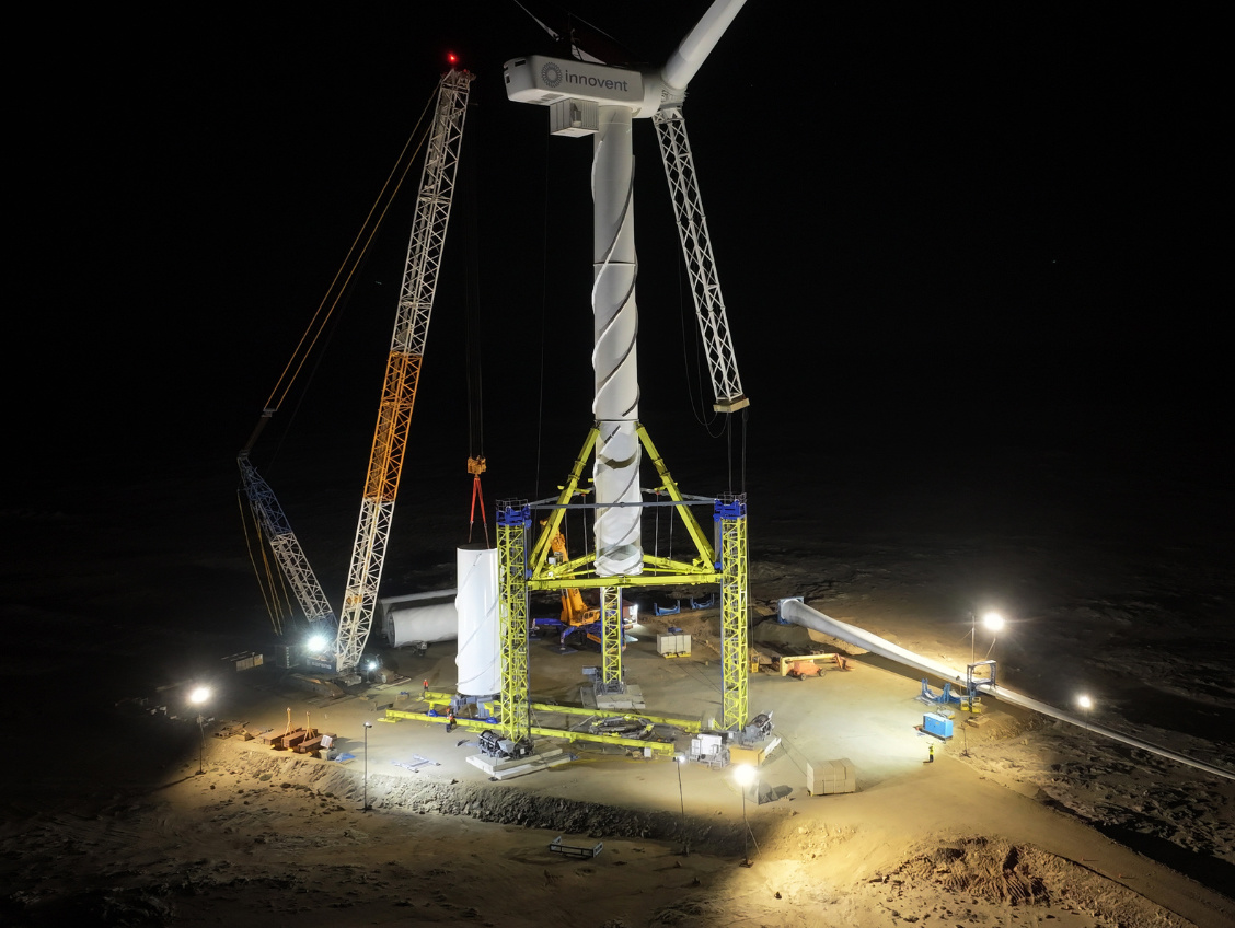 Technology Debut! Disruptive Top-down Installation Realized on Goldwind Wind Turbines