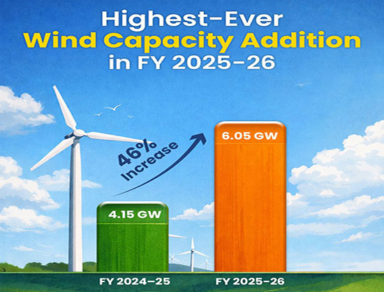 The Next China? India's Wind Power Hits Record High, with Cumulative Installed Capacity Exceeding 56GW